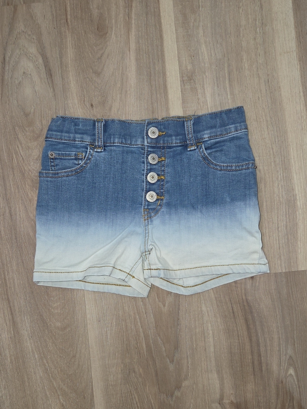 •Thereabouts• Little Girls Ombre Blue Jean Shorts